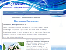 Tablet Screenshot of energescence.com